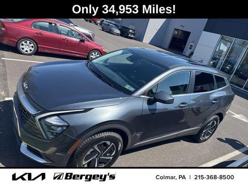 Gravity Gray 2023 Kia Sportage Hybrid LX