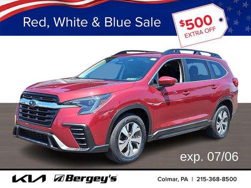 Crimson Red Pearl 2024 Subaru Ascent Premium 7-Passenger