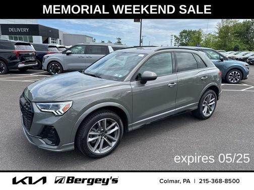 Gray Metallic 2025 Audi Q3 Premium 45 TFSI S line quattro Tiptronic