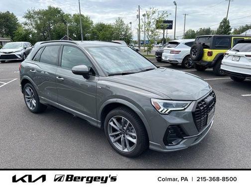 Gray Metallic 2025 Audi Q3 Premium 45 TFSI S line quattro Tiptronic
