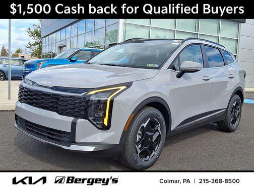 Wolf Gray 2026 Kia Sportage Hybrid EX