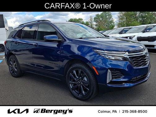 Blue Glow Metallic 2022 Chevrolet Equinox AWD RS