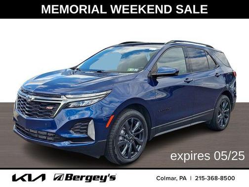 Blue Glow Metallic 2022 Chevrolet Equinox AWD RS
