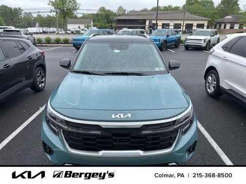 Pluton Blue/Black Roof 2024 Kia Seltos SX Turbo