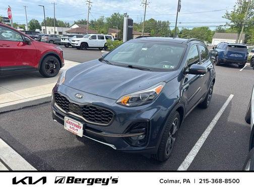 Pacific Blue 2021 Kia Sportage SX Turbo