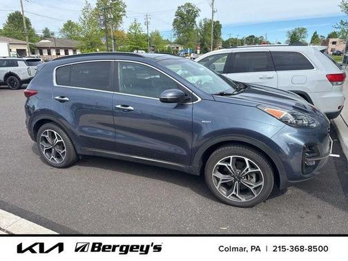 Pacific Blue 2021 Kia Sportage SX Turbo