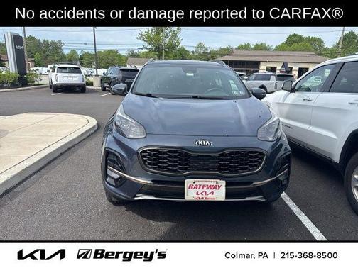 Pacific Blue 2021 Kia Sportage SX Turbo