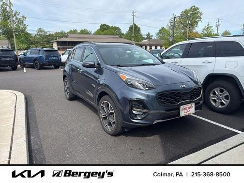Pacific Blue 2021 Kia Sportage SX Turbo