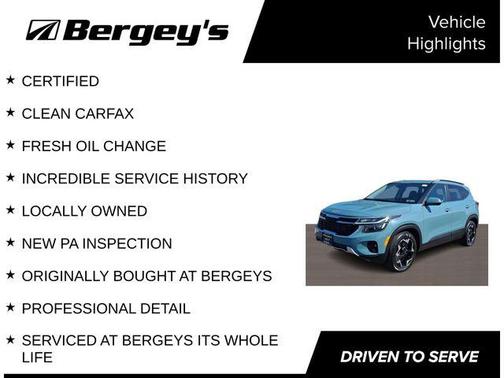 Pluton Blue 2024 Kia Seltos EX