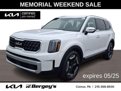 Glacial White Pearl 2025 Kia Telluride S