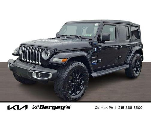 Black Clearcoat 2021 Jeep Wrangler Unlimited 4xe Sahara