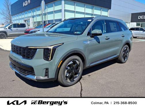 Cityscape Green 2026 Kia Sorento Hybrid EX