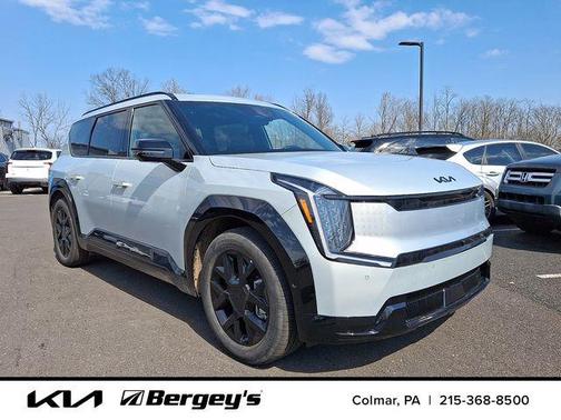 Ivory Silver 2026 Kia EV9 Land