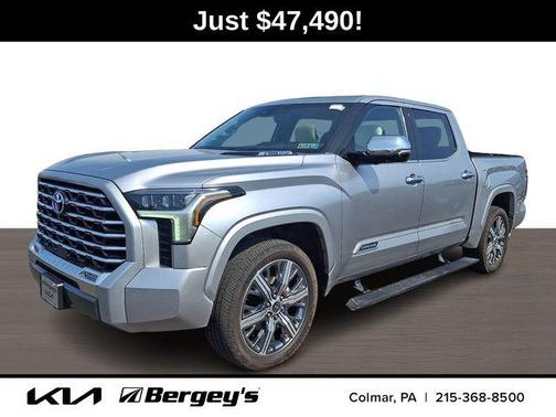 Celestial Silver Metallic 2022 Toyota Tundra Hybrid Capstone