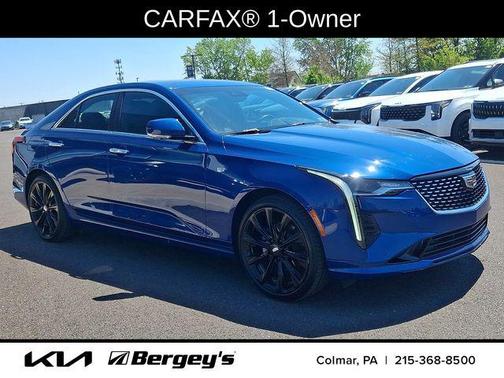 Wave Metallic 2023 Cadillac CT4 Luxury