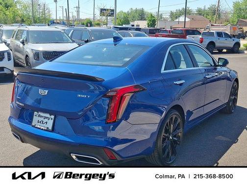 Wave Metallic 2023 Cadillac CT4 Luxury