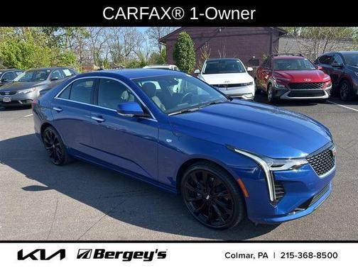 Wave Metallic 2023 Cadillac CT4 Luxury