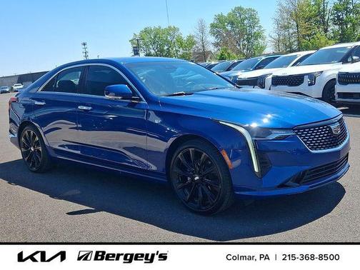 Wave Metallic 2023 Cadillac CT4 Luxury