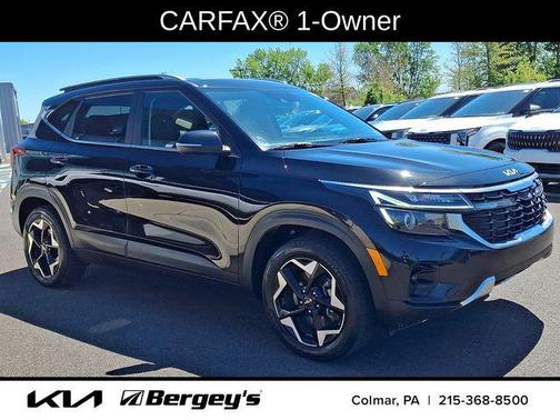 Fusion Black 2024 Kia Seltos EX