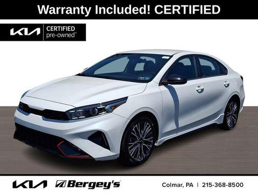Snow White Pearl 2023 Kia Forte GT-Line