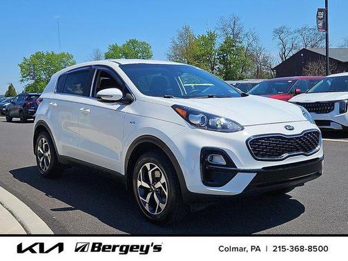 Clear White 2020 Kia Sportage LX