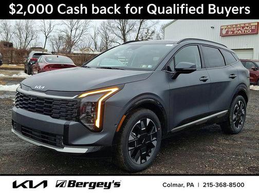 Shadow Matte Gray 2026 Kia Sportage Hybrid SX-Prestige