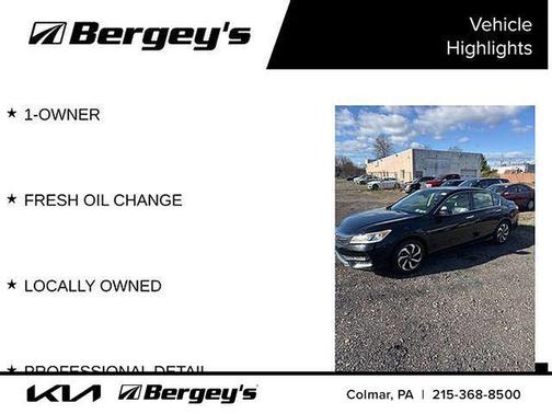 2017 Honda Accord EX-L w/Navigation & Honda Sensing