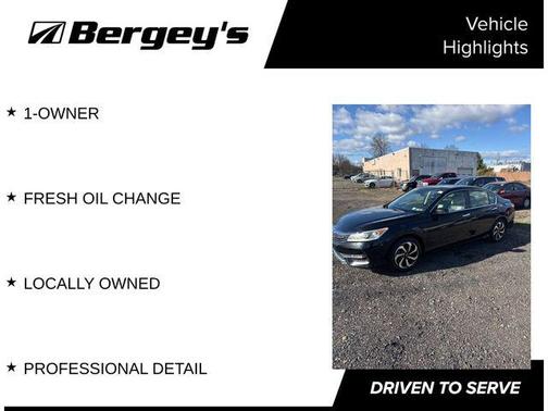 2017 Honda Accord EX-L w/Navigation & Honda Sensing