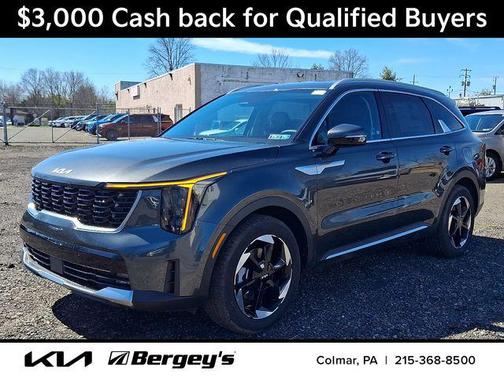 Interstellar Gray 2026 Kia Sorento Hybrid EX