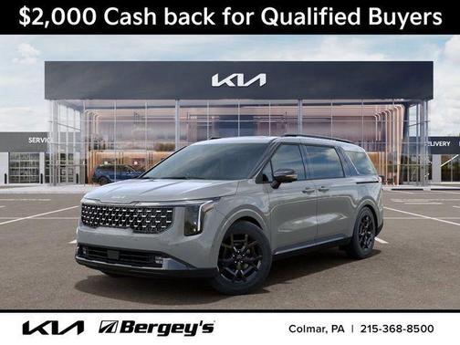 Ceramic Silver 2026 Kia Carnival SX Prestige