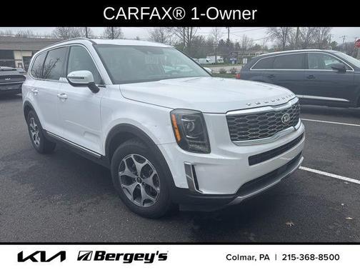 Glacial White Pearl 2021 Kia Telluride EX