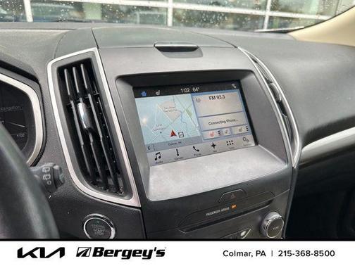 White Platinum Clearcoat Metallic 2018 Ford Edge SEL