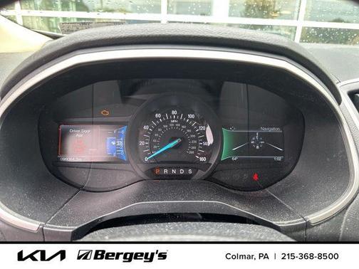 White Platinum Clearcoat Metallic 2018 Ford Edge SEL