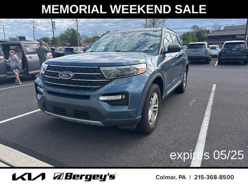 BLUE METALLIC 2020 Ford Explorer XLT