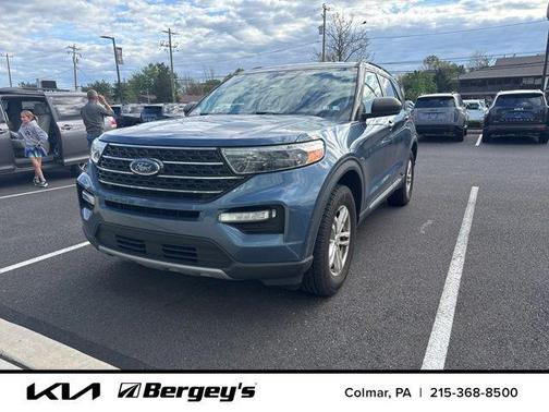 BLUE METALLIC 2020 Ford Explorer XLT