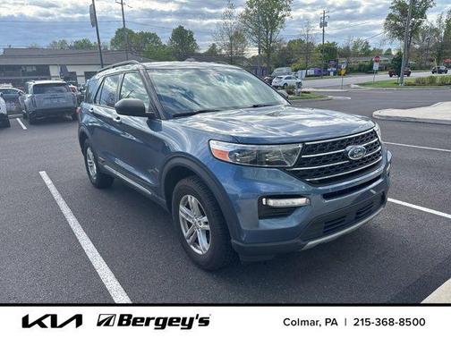BLUE METALLIC 2020 Ford Explorer XLT