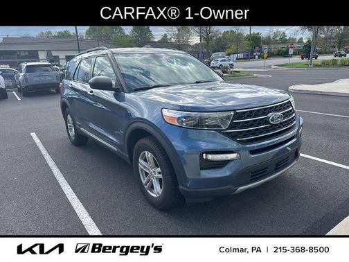 BLUE METALLIC 2020 Ford Explorer XLT