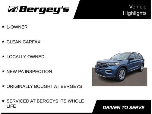 BLUE METALLIC 2020 Ford Explorer XLT