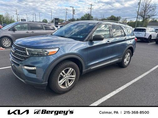 BLUE METALLIC 2020 Ford Explorer XLT