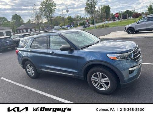 BLUE METALLIC 2020 Ford Explorer XLT