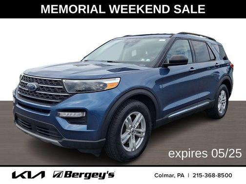 BLUE METALLIC 2020 Ford Explorer XLT