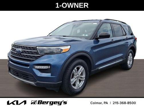 BLUE METALLIC 2020 Ford Explorer XLT