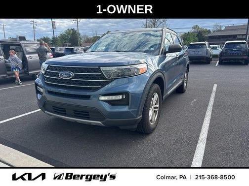BLUE METALLIC 2020 Ford Explorer XLT