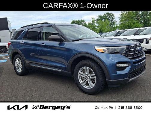 BLUE METALLIC 2020 Ford Explorer XLT