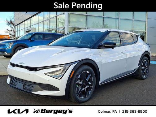 Glacier White Pearl 2025 Kia EV6 Light Long Range