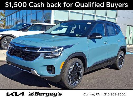 Pluton Blue/Black Roof 2026 Kia Seltos SX