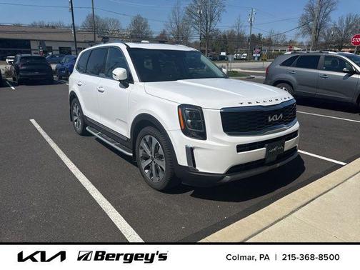 Glacial White Pearl 2022 Kia Telluride EX