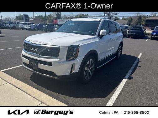 Glacial White Pearl 2022 Kia Telluride EX