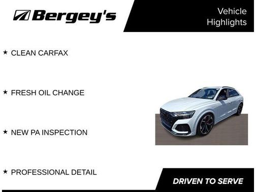 White 2021 Audi RS Q8 4.0T