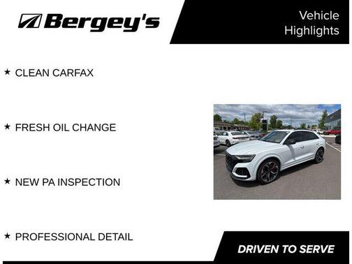 White 2021 Audi RS Q8 4.0T